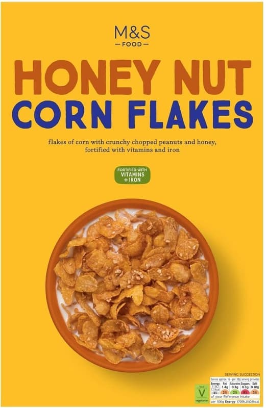 M&S Food Honey Nut Corn Flakes 500g