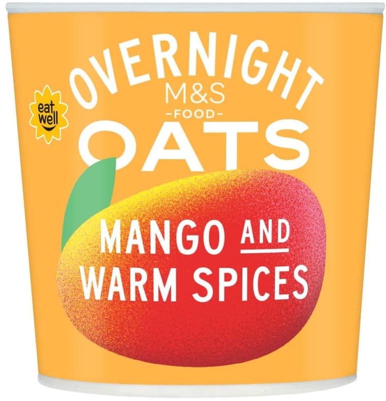 M&S Food Mango and warm spices overnight oats