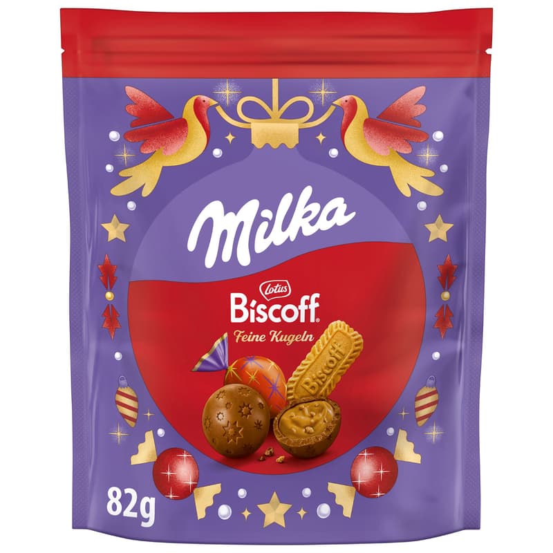 Milka Feine Kugeln Biscoff 82g