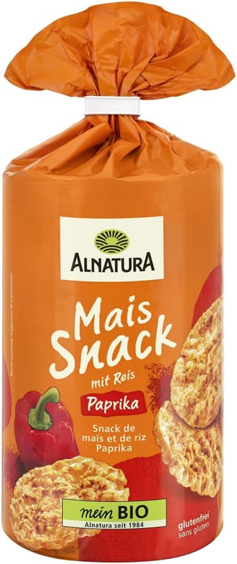 Alnatura Corn Snack Paprika 125 g