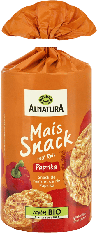 Alnatura Corn Snack Paprika 125 g