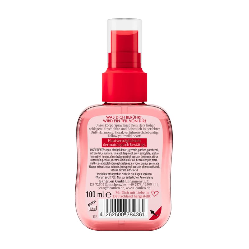 Jean&Len Body Mist Wild Heart