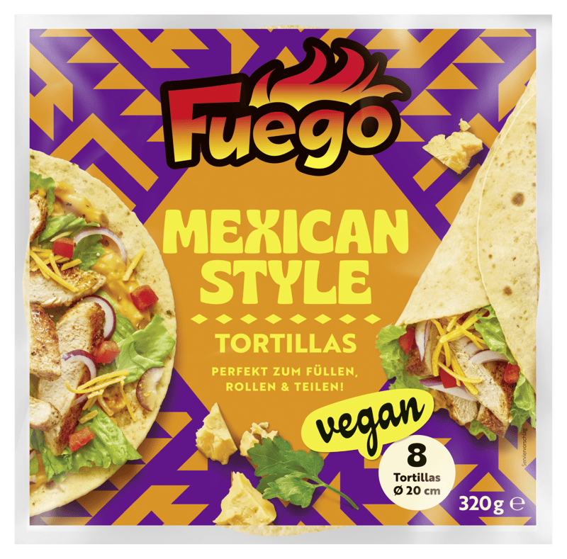 Fuego Tortillas Mexican Style 20 cm