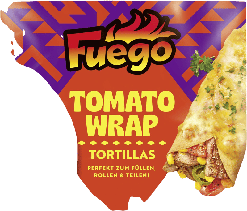 Fuego Tomato Tortillas 20 cm