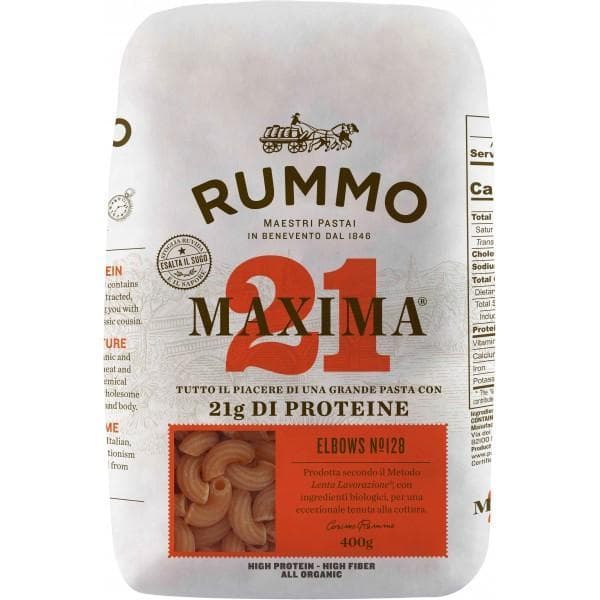RUMMO PASTA ELBOWS RIGATI MAXIMA PROTEIN