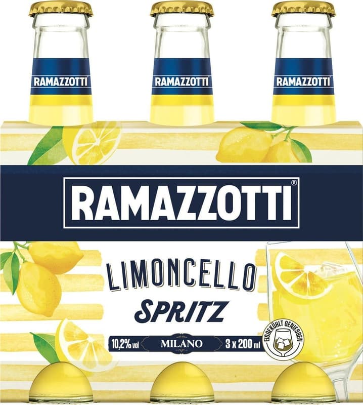 Ramazzotti Limoncello Spritz 3-pack 0. 2 l