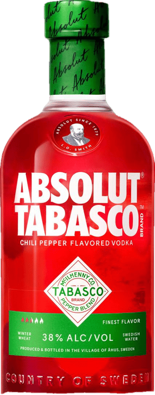 Absolut Tabasco 0. 7 l 38% vol.