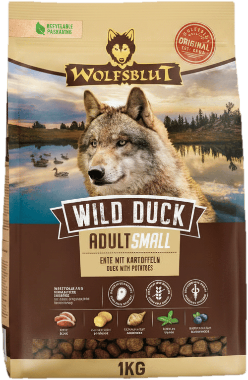 Wolfsblut Wide Duck Adult Small Trockenfutter Ente mit Kartoffeln