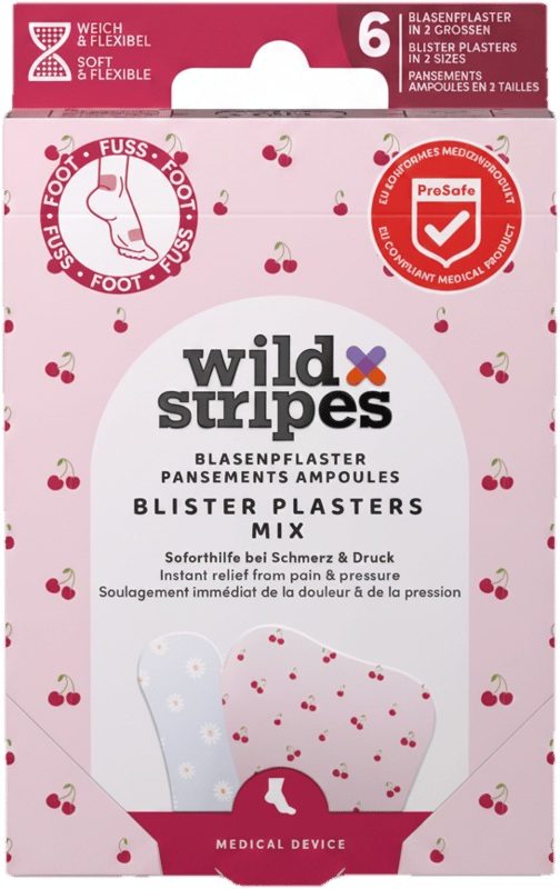 Wild Stripes Blister Plaster Mix Pastel Bloom
