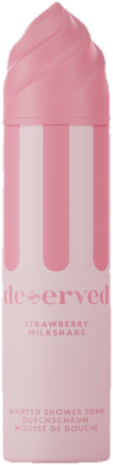 DESERVED Whipped Foam Strawberry Milkshake