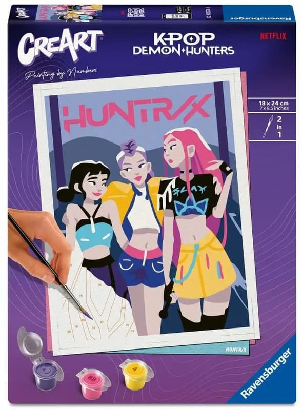 Ravensburger Paint by numbers Kpop Demon Hunters CreArt