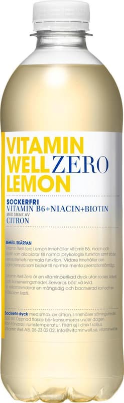 Vitamin Well Zero Lemon (EINWEG)