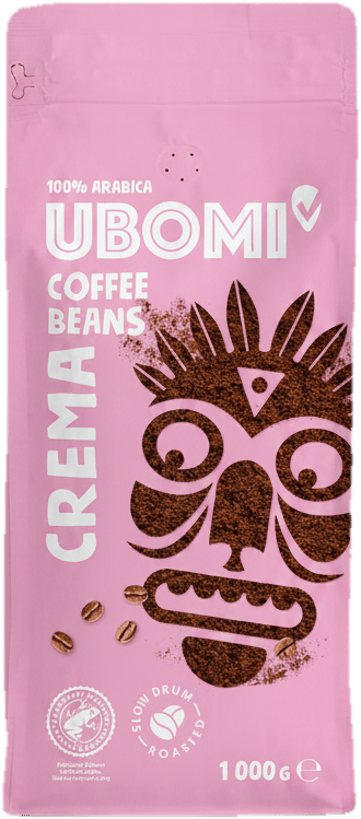 Ubomi Crema 100% Arabica ganze Bohne 1kg