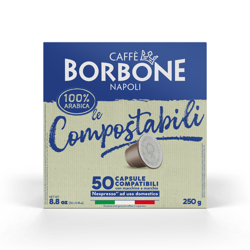 Caffè Borbone Arabica compostable Nespresso-compatible capsules 50x