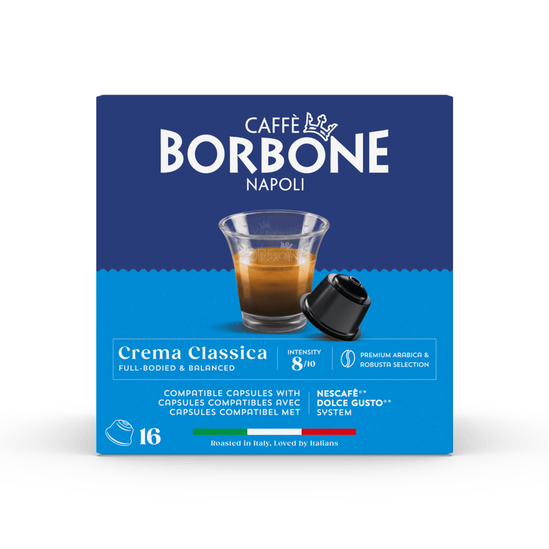 Caffè Borbone Crema Classica Dolce Gusto compatible capsules 16x