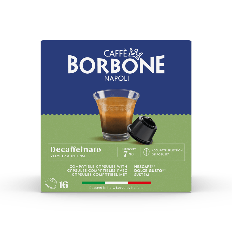 Caffè Borbone Decaffeinated Dolce Gusto Compatible Capsules 16x