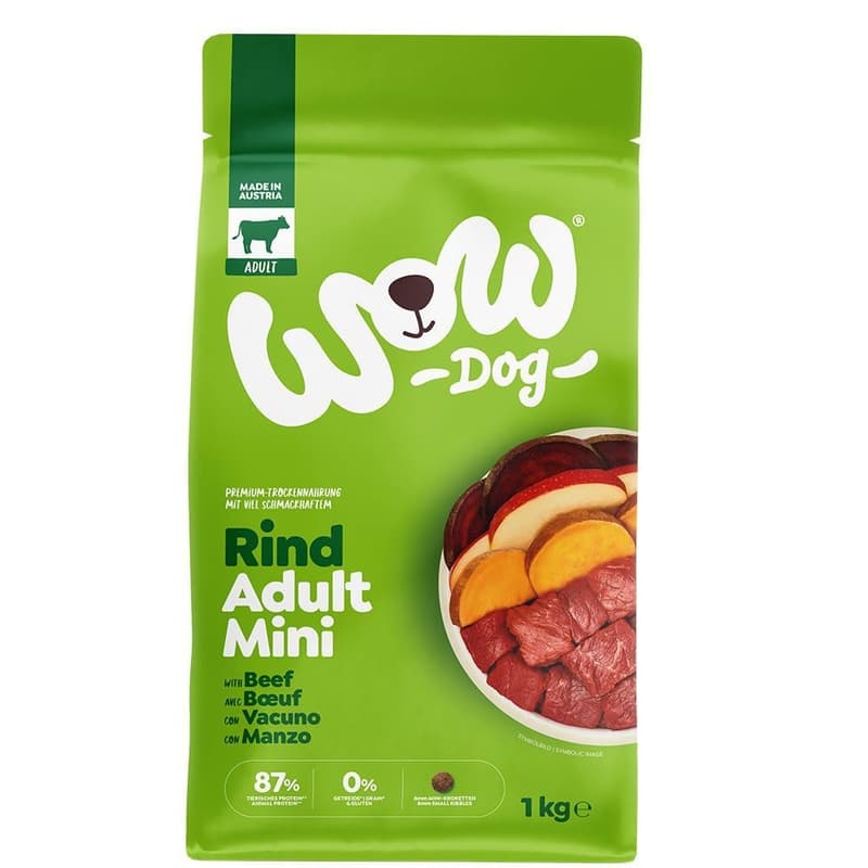 WOW DOG DRY Minis ADULT Beef