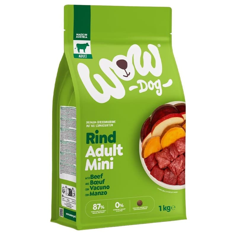 WOW DOG DRY Minis ADULT Beef