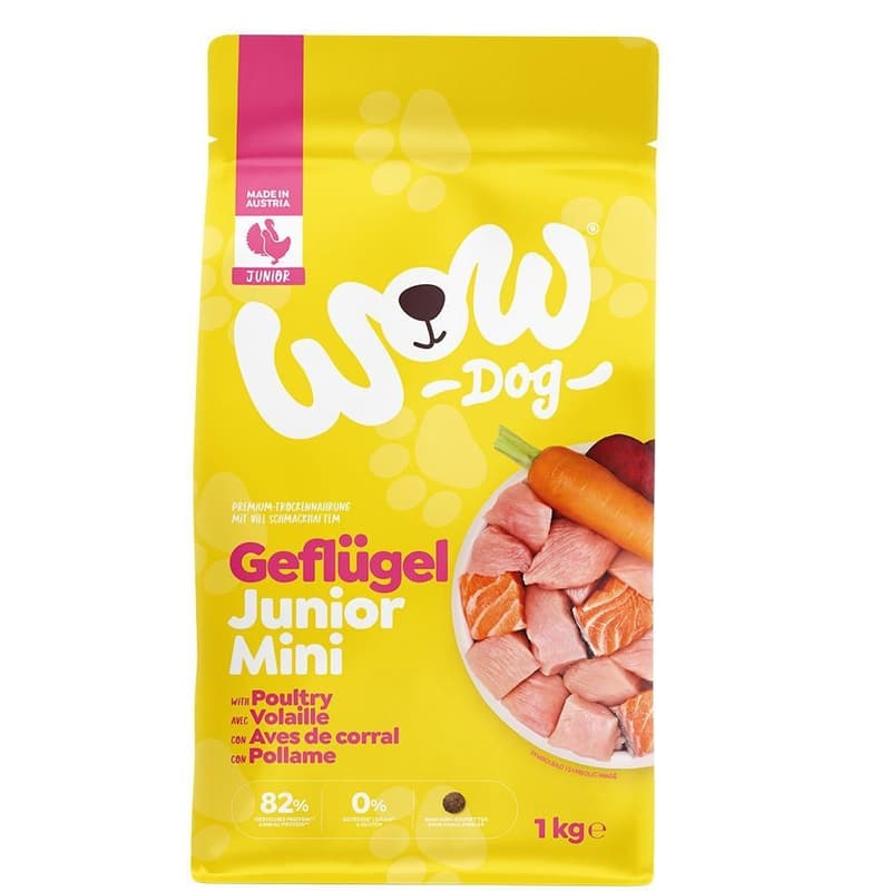 WOW DOG DRY Minis JUNIOR Poultry