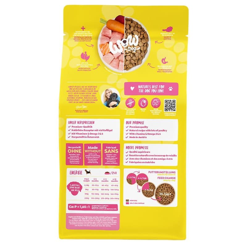WOW DOG DRY Minis JUNIOR Poultry