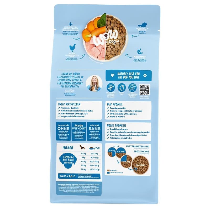 WOW DOG DRY Minis ADULT Chicken