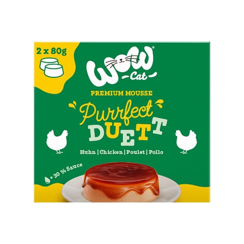 WOW CAT Purrfect Duett Chicken