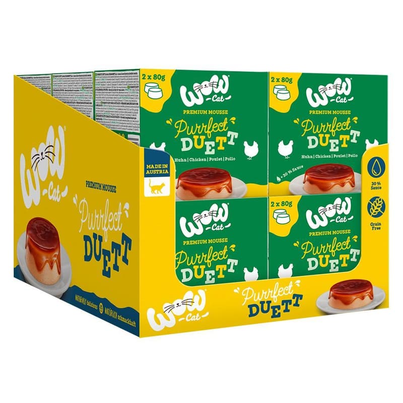 WOW CAT Purrfect Duett Chicken