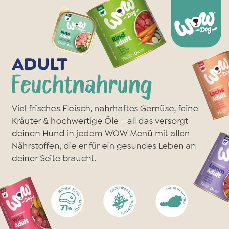WOW DOG ADULT Multipack 11x150g