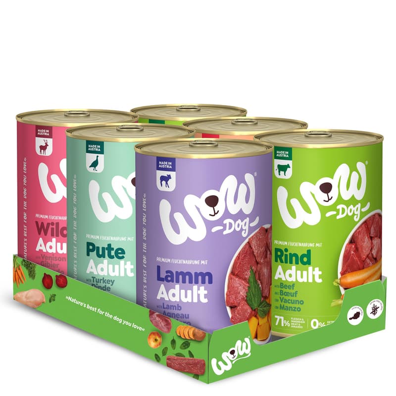 WOW DOG ADULT Multipack 6x400g