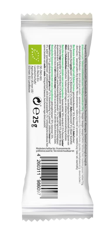 Mogli Organic Cocoa Banana Bar