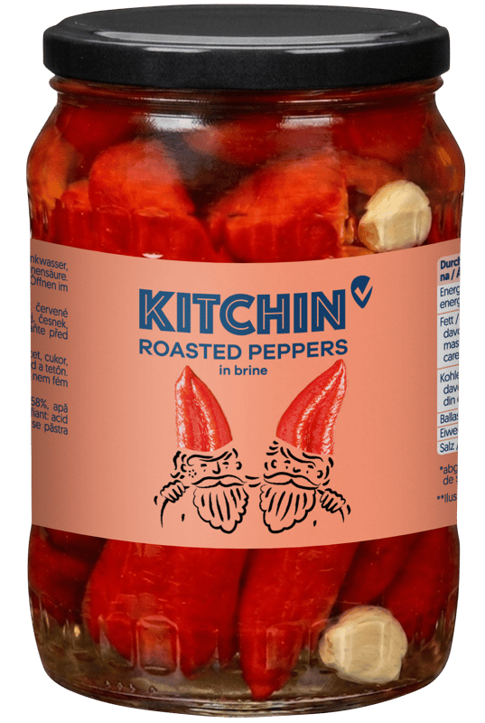 KITCHIN ROASTED PEPPERS in brine