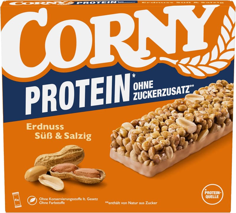 Corny Protein Peanut Sweet & Salty with No Added Sugar