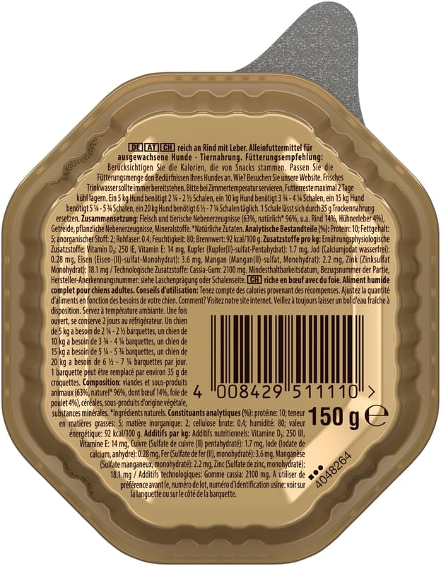 CESAR Bowl Classic Terrine Beef & Liver 150g