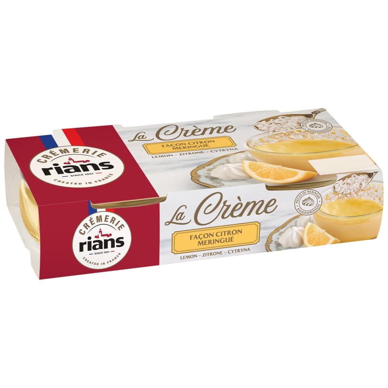 Rians Crème mit Zitrone und Baiser