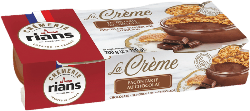 Rians Crème mit Schokolade und Keksen