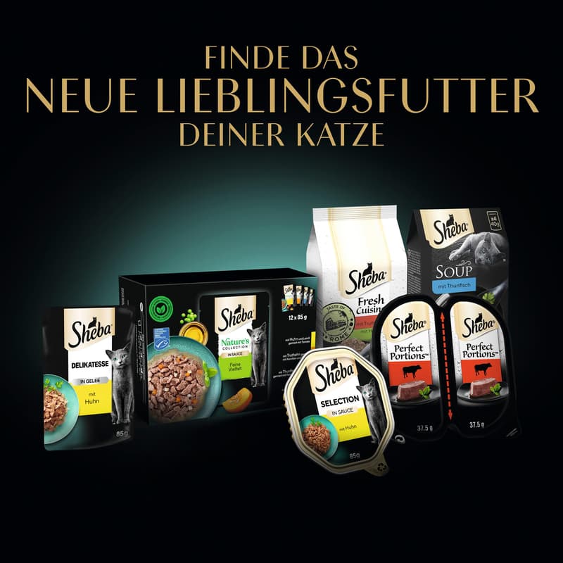 SHEBA Delikatesse Portionsbeutel Thunfisch in Gelee MSC