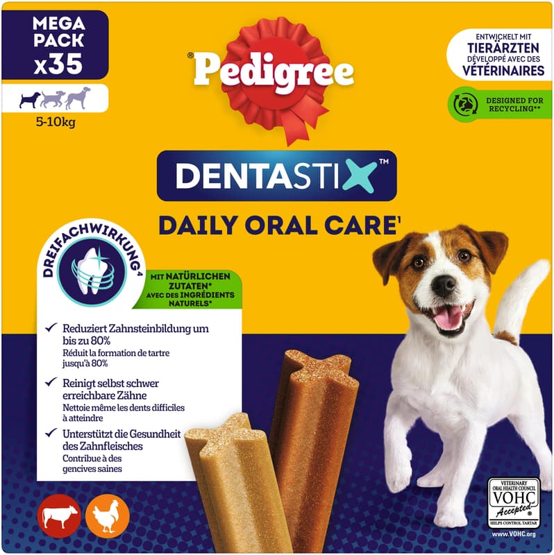PEDIGREE DENTASTIX™ Daily Oral Care Multipack for Small Dogs 5x7 pieces