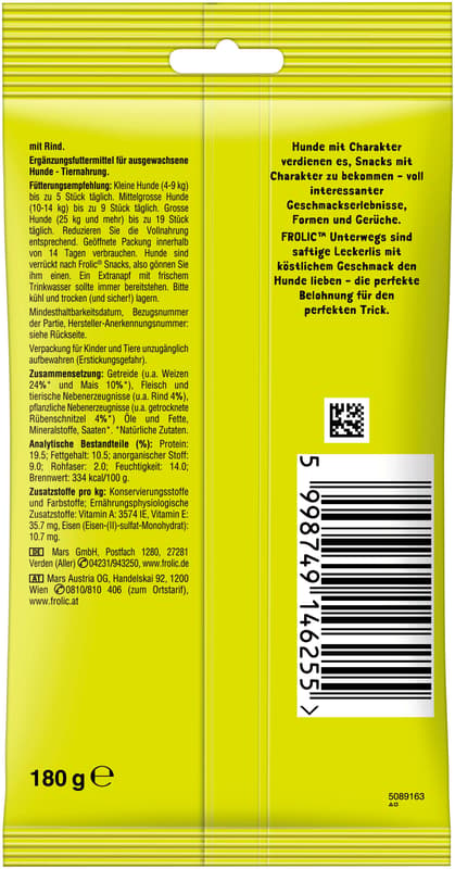 FROLIC™ On the Go Beef 180 g