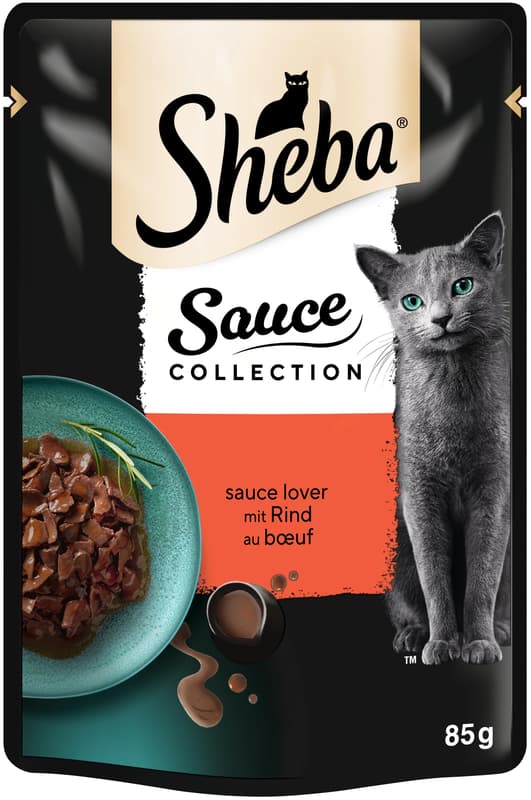 SHEBA Sauce Collection Sauce Lover Portionsbeutel Rind in Sauce