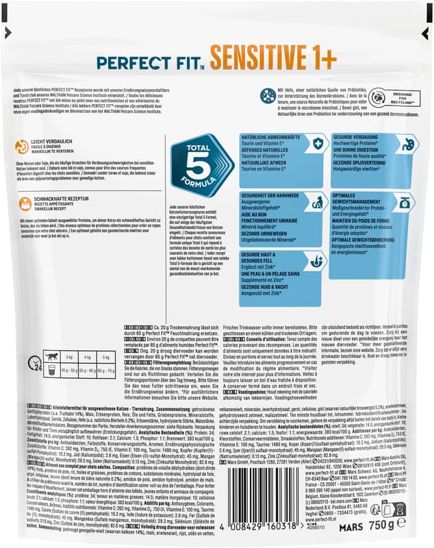 PERFECT FIT™ Katze Trocken Sensitive Truthahn