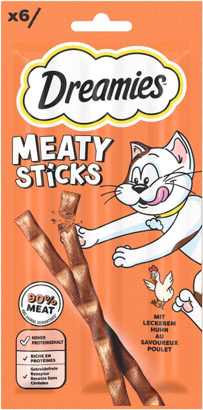 DREAMIES™ Meaty Sticks Chicken 6x5g
