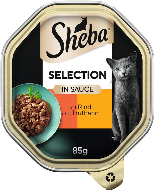 SHEBA Selection Schale Rind & Truthahn in Sauce