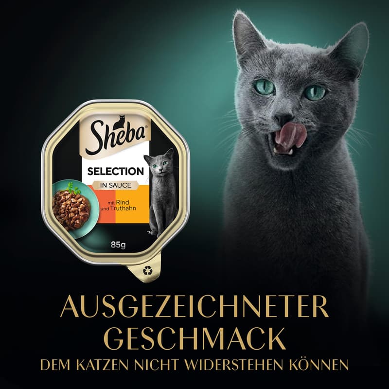 SHEBA Selection Schale Rind & Truthahn in Sauce