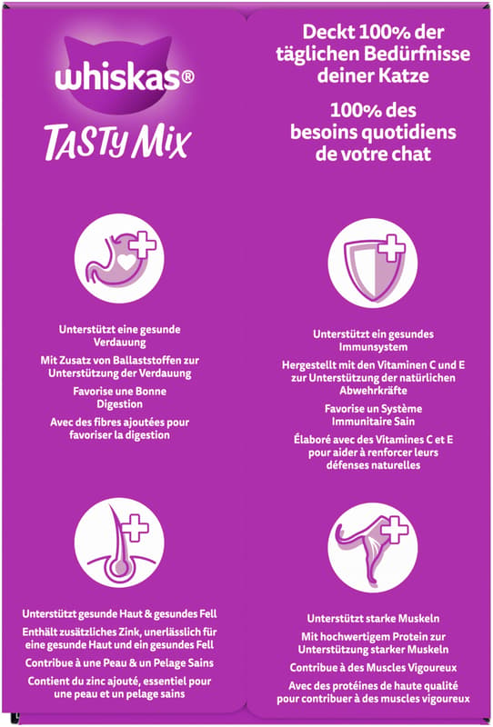 Whiskas Tasty Mix Multipack Portionsbeutel Country Collection in Sauce 12x85g