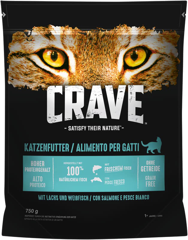 CRAVE™ Katze Trocken Lachs & Weißfisch