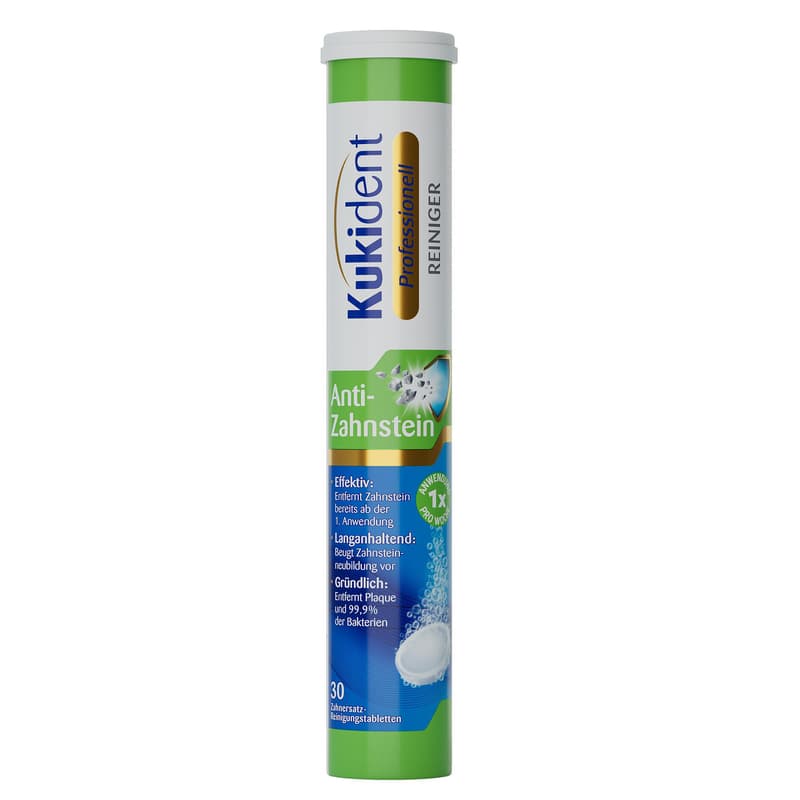 Kukident Professional Anti-Tartar - 30 denture cleaning tablets