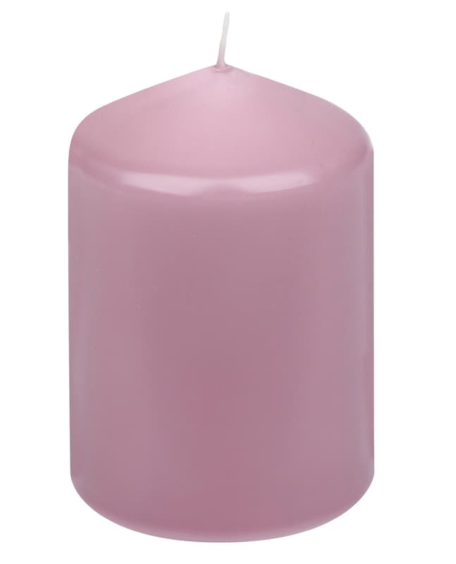 Pillar candle, approx. 100/67 mm, antique pink
