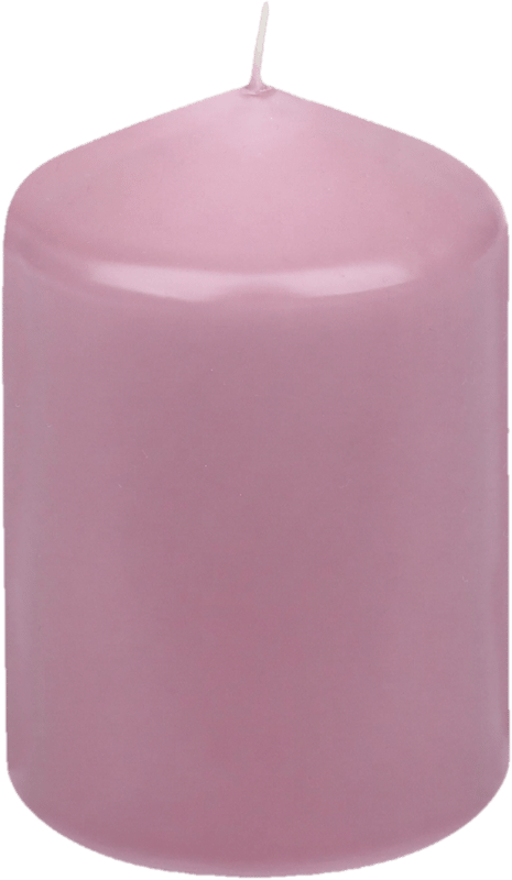 Pillar candle, approx. 100/67 mm, antique pink