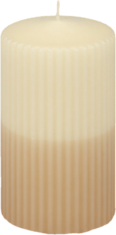 Rillenstumpen "Mina", ca. 120/67 mm, champagner