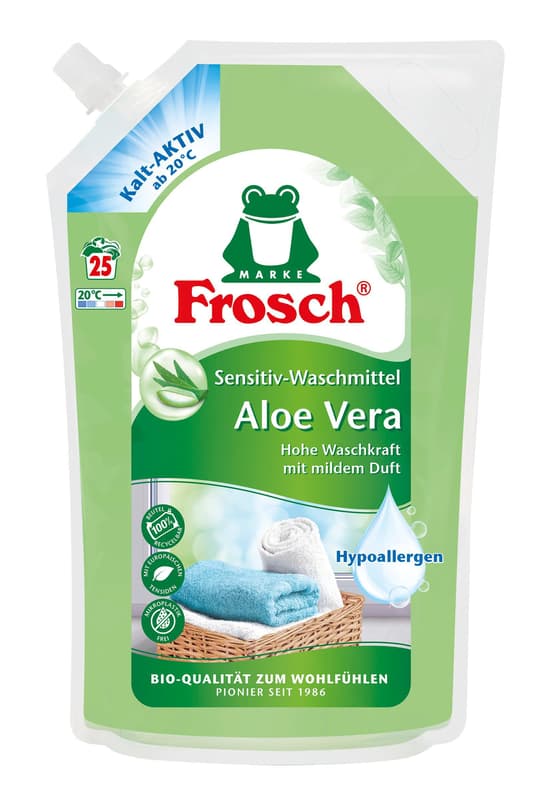 Frosch Sensitive Laundry Detergent Aloe Vera 1. 5L MP